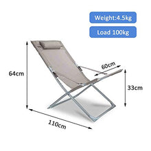WUTONG Sedie reclinabili da Giardino Sedia Relax Pieghevole Sedie da Regista da Campeggio per Interni ed Esterni - Lettino Portatile Disponibile in Cinque Colori