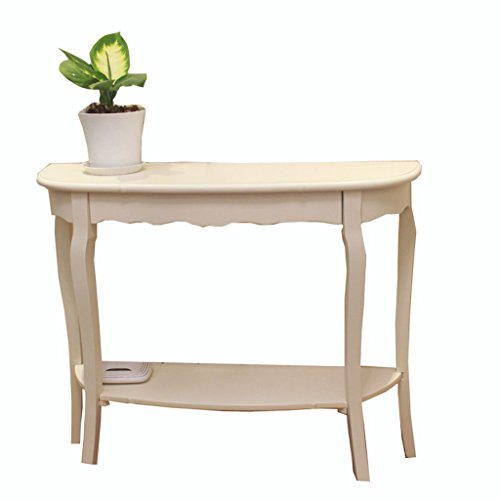 X.flower display stand XZGang Tavolino in Legno massello/Mobile TV/portafiori/Rack, 94 * 32 * 77cm Bianco Doppio Strato, Camera da Letto/Soggiorno/Balcone/corridoio Vaso per Piante (Colore : Bianca)