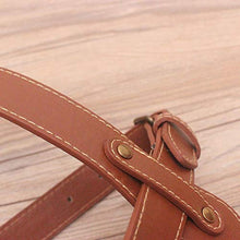 Nobranded Cuoio DELL'UNITÀ di elaborazione Esterna Coperta Da Picnic Carry Strap per il Campeggio, Feste, Picnic, Moto Bedroll Cinghie, Marrone - S 69x32.5cm