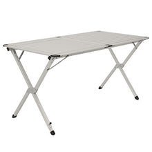 cs-trading CampFeuer - Tavolo Pieghevole XL in Alluminio da Campeggio, ca. 140 x 70 x 70 cm