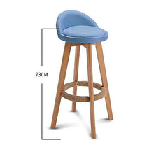 Zhangmeiren Sgabello Alto in Legno Massello Semplice Tavolo da Bar E Sedia Schienale Sedia da Bar for Il Tempo Libero (Color : E)