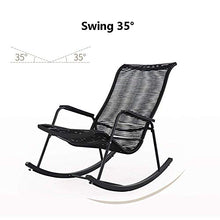ZHANGYY Sedie a Sdraio da Patio Comoda Sedia a Dondolo Relax all'aperto, Sedia a Sdraio Sedia Relax Sedia a Dondolo in Metallo da Patio Supporto 400 libbre per Portico Balcone Terrazza da Giardino P