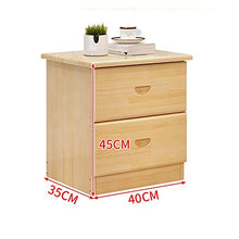 WALNUTA Tutto in Legno massello Comodino Moderno e Minimalista Piccolo Armadio, Semplice mensola Domestica Mini armadietto Camera da Letto armadietto