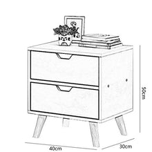 Comodino Bianco Addensare Studio delle Famiglie Locker Camera dell'Assemblea Doppio pompaggio di Legno Solido Bagno Soggiorno Corridoio Multifunzione 40X30X50cm FANJIANI