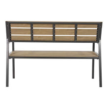 LLiving - Panchina in Legno di Polywood, Effetto Teak Peso di Trasporto: 200 kg.