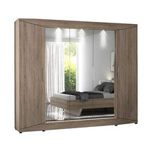 Homeface Diamond 75-03 - Armadio 5-TRG Front/Corpo: Sonoma Tufalo - Senza illuminazione a LED - Senza decorazione