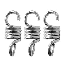 yeemeen Molla per Amache 3 PCS 8MM Ganci per Amaca da Giardino, Molla per Appendere, Molla di Sospensione per Amache, Accessori per Amaca da Giardino, per Giardino, Amaca, Portico
