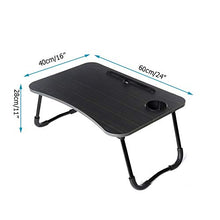 Tavoli da picnic Tavolo pieghevole, supporto per la scrivania del computer portatile per letto portatile vassoio computer portatile per divano table taccuino laptop con portabicchieri per il letto sog