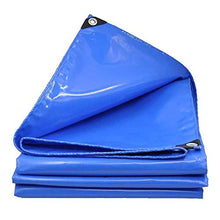 MTYLX Outdoor Multifunzionale Tela Cerata, Impermeabile-Blu Impermeabile Spessa Protezione Solare Teloni Capannone Copertura Del Camion Parasole Uv Tenda Capannone Isolamento Copertura 600G / M2,2 ×