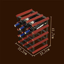 HTDZDX Wine Rack Free Standing In Legno E Metallo Acciaio Naturale Legno Cabinet Sulle Bottiglie Di Vino Tavolo Armadio Di Stoccaggio Del Vino Mensola Del Vino Organizzatore, Can Contiene 12 Bottiglie