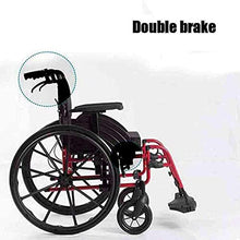 Carrozzine Semoventi, Carrello Portatile in Lega di Alluminio Super Leggero da Viaggio, Portatile Pieghevole Incontra L'Ergonomia con Sistema Frenante Pneumatico Gonfiabile Carrello per Anziani/Dis