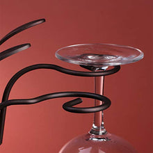 FYLHX Freestanding Cremagliera del Vino,Metallo Tavolo Cremagliera del Bicchiere di Vino Legno Vino Cremagliera di Vetro per Home Decor Bar Cucina Portabicchieri da Vino.