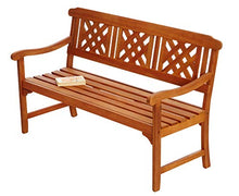 Robert Dyas - Panca da giardino a 3 posti, in legno, certificazione FSC