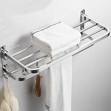 Camisin Portasciugamani Gratuito Punching Accessori Bagno WC Mensola Pieghevole A Parete