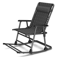 ZHANGYY Sedie a Sdraio da Patio Sedia a Sdraio, Sedia a Dondolo da Giardino Sedia Pieghevole Sedia a Dondolo Regolabile da Esterno Sedia a Sdraio Zero Gravity Sedile con poggiatesta Staffa Laterale
