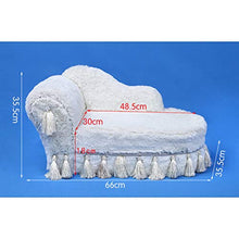Poltrona Letto Singola, Soggiorno Lazy Couch Poltrona Lounge con Schienale Alto Cuscino da Giardino All'Aperto Sedile per Stadio Portatile, White