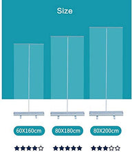 Topniu. (Utilizzando in affari) Roll Up Banner Partitions Pop-up Pop-Up Roller Banner Trasparente | Cancella PVC Mobile Sneeze Guard Germ Germ Scudo Scudo Portable Scudo Barriera sociale Distandimento