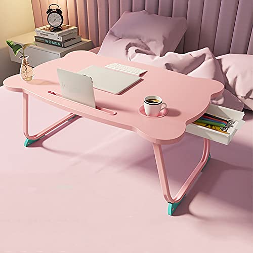 Tavoli da picnic Tavolo pieghevole, portatile Pieghevole per laptop Stand Supporto tavolo da studio Scrivania in legno Pieghevole da tavolo Pieghevole da letto per letto Sofa Tavolino da porzione del