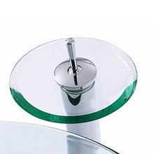 JPOYT-O Dispersore del Bacino di Lavaggio Bowl Moderna Minimalista temperato lavabo in Vetro Home Hotel, 420 x 420 x 145 Millimetri
