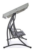 Bizzotto Dondolo GRELY 3 POSTI Antracite ARREDO Giardino Esterno TERRAZZO