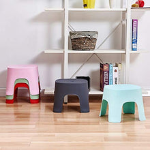 YUDIAN Sgabello in plastica addensata Sedia da Pranzo per la casa Sgabello per Il Cambio delle Scarpe Sgabello Basso Panca Piccola Sgabello Rotondo Multicolore Sgabello da Bagno Antiscivolo Little