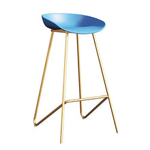 HXSM Sgabello da Lavoro Bianco Sgabelli da Bar in Metallo Sedie da Cucina Industrial con Poggiapiedi Sedia da Pranzo Moderno per La Casa Altezza Seduta 65/75cm