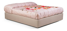 Goldflex - Letto SOMMIER Contenitore Matrimoniale Imbottito MOD. Aida, con Rete