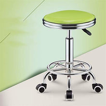Tuqia Furniture Rolling Bar Sgabello in pelle PU regolabile Altezza Disegno Sgabello Ufficio Cafe Bellezza Studio Barbiere Scrivania Tavolo Salotto Mobili Sedie (Colore: C, Dimensioni: 33 * 39-51cm)