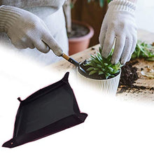 FISEYU Tappetini da Giardinaggio, Tappetini da Giardino per La Casa, Tappetini da Piantagione Impermeabili, Tappetini in Vaso da Fiori Nero 50 cm