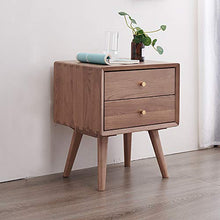 Comodini Comodino in Legno con 2 Cassetti Maniglia Hardware per Camera da Letto E Soggiorno 40X45x55cm / 15,7X17,7X21,7 Pollici