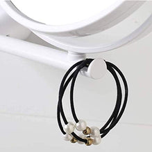 Specchio cosmetico a ventosa per doccia, specchio di bellezza fissato a parete, con Razor Hook, girevole a 360 gradi, potente centrifuga sottovuoto, lavabile e riutilizzabile