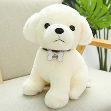 YiXing 1pc 22/30/40cm simulazione Akita Bichon Boxer Bulldog barboncino carino cane razza peluche per bambini regalo farcito bambola morbida (colore : 1, altezza: 25 30cm)