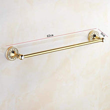 ZLININ Y-longhair Portasciugamani Retro Bagno Ottone Singolo Pole Asciugamano Bar Accessori Bagno 62 * 9 cm