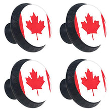 Bandiera canadese 4 PCS Pomelli per Porta, Pomolo per Mobile, Pomelli per Mobili con Viti, Maniglia per Armadietto, Pomelli per Porta, Pomelli per Cassetti per Porta, Armadio, Cassetto e Credenza
