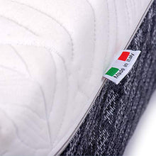 Materasso singolo CARBON con 3 cm memory gel breeze, 11 zone, con tessuto Tencel White, Ortopedico, 100% Made in Italy - mod. Galaxy - 80 x 190 cm (singolo)