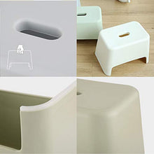 Niduo Bear Bagno Sgabello per Servizi igienici Casa Cambio Scarpe Sgabello impilabile, PP Sgabello Basso per la casa/Ufficio/Asilire Mobili 3 PC,Beige