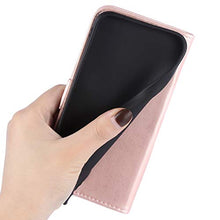 ikasus Cover iPhone 7/8,Custodia iPhone 7/8,Goffratura fiore farfalla Flip Custodia Funzione Stand PU Premium Protezione Super Sottile TPU Interno Case Porta Carte credito Custodia Cover