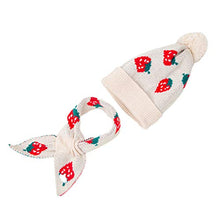 SOIMISS 1 Set Autunno Inverno Bambini Cappello Caldo Sciarpa Set Adorabile Berretto Caldo Fazzoletto da Collo