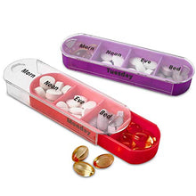 DOITOOL Contenitore per pillole da viaggio settimanale 28 scomparti portapillole organizer in plastica per medicine e medicinali, per viaggi HOM