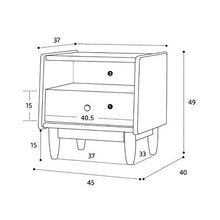 Bels Set di comodini, cassetto del Letto in Legno di ciliegio, Armadio da Letto Giapponese Piccolo Appartamento Scatola di stoccaggio (1 cassetto)
