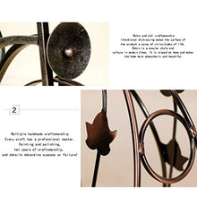 YKW Creativo Wine Rack Bottiglia di Vino Rosso portaocchiali appende Upside-Down Coppa Calici Display Rack (Color : Bronze)
