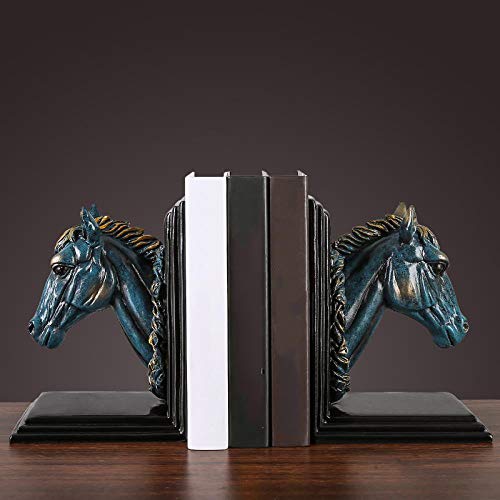 Kjsdzh Decorazione Europea Americana Creativa Moderna Portabottiglie Decorazione Adatta per Soggiorno Ingresso Mobile Bar Tavolo da Pranzo Tavolo Portabottiglie Casa, Un Libro Prima (Blu)