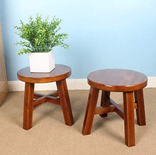 poggiapiedi Legno solido piccolo sgabello, casa moderno semplice di legno solido piccolo sgabello piccola rotonda Sgabello Cambio di scarpe da banco Bagno Sgabello casa piccola panca Sgabello basso ra