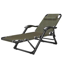 SHUAIIJUAN Sedia per il tempo libero domestico Sedie Sdraio da spiaggia reclinabili for Beach Bed pieghevole reclinabile Sedia da giardino Sedia regolabile in 5 posizioni for esterni Prato sedie a sdr
