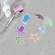 TOPBATHY 2 * 12pcs Non-Slip Bathtub Stickers Self-Adhesive Sticker Marine Organism Decals for Bath Tub Shower Surfaces