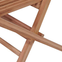 vidaXL 4X Legno di Teak Sedie da Giardino Pieghevoli Seggiole Sgabelli Esterno