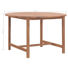 E E-NICES Tavolo da Giardino 120x76 cm in Legno Massello di Teak