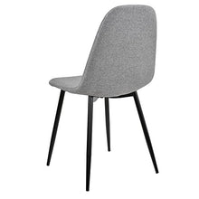 [en.casa] Sedia Sala da Pranzo in Un Set di 2-86 x 46cm - Grigio