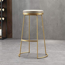Yxsd Bar sgabello da cucina presiede i piedini di metallo rotonda Sedile Sedia da pranzo for la prima colazione bancone e casa semplice Ferro Modern Cafe di svago di alta vento coperta sgabelli for es