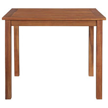 SKM Tavolo da Giardino 85x85x74 cm in Legno Massello di Acacia